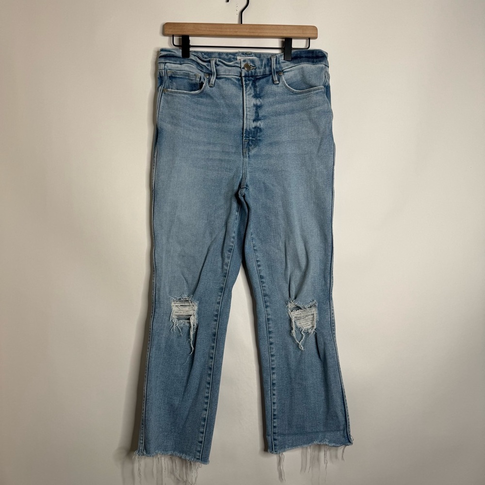 Good American Good Straight Leg Jeans size 8/29